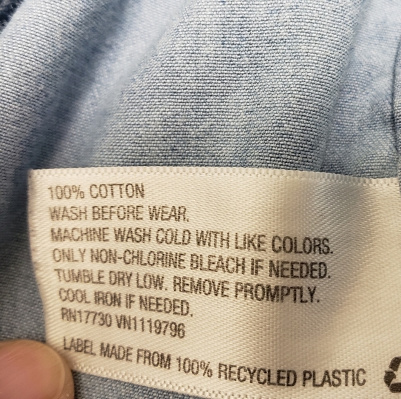 Cherokee XL 14/16 Animal Print Denim Shirt - Picture 8 of 8